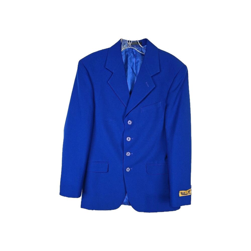Falcone Jr. Boys Formal Dress Suit Royal Blue Jacket 18R - NWT